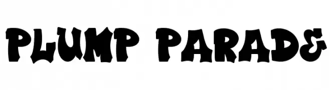 Plump Parade Шрифта