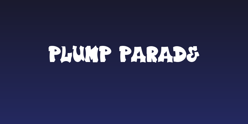 Plump Parade Social Header