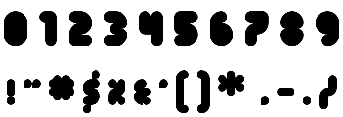 Plump Regular Font OTHER CHARS
