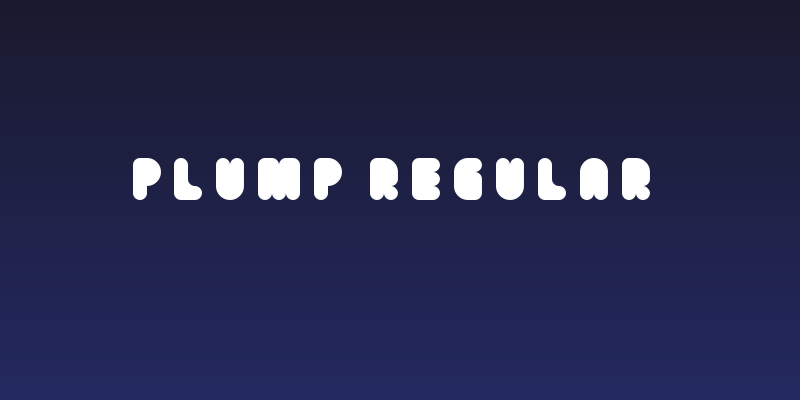 Plump Regular Social Header