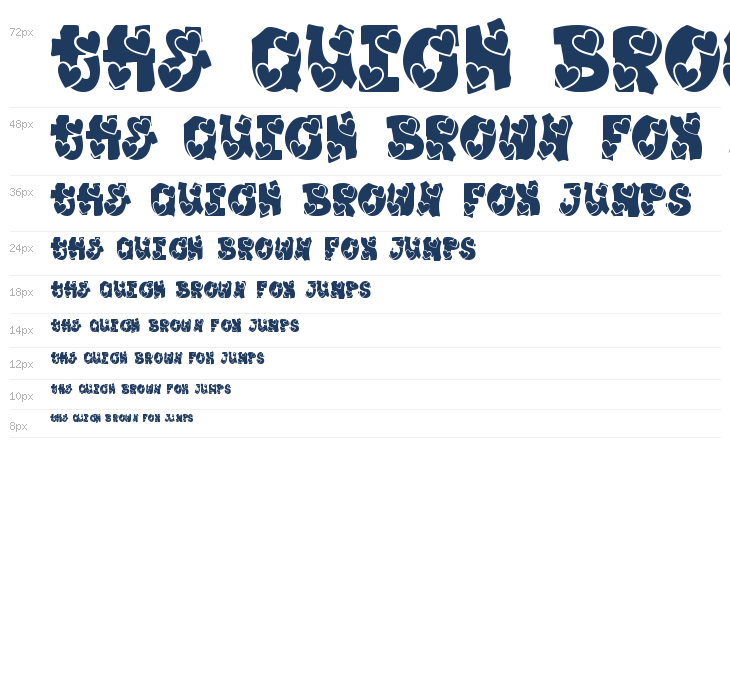 Plump Valentine Waterfall