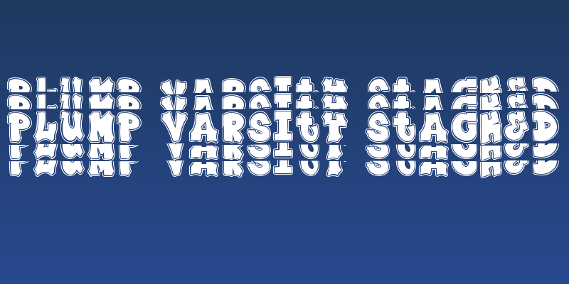 Plump Varsity Stacked Social Header