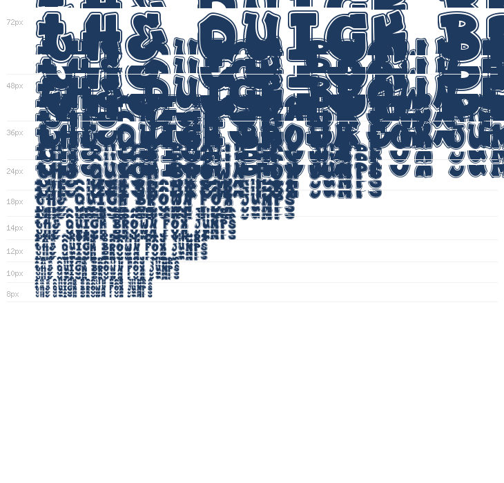 Plump Varsity Stacked Waterfall