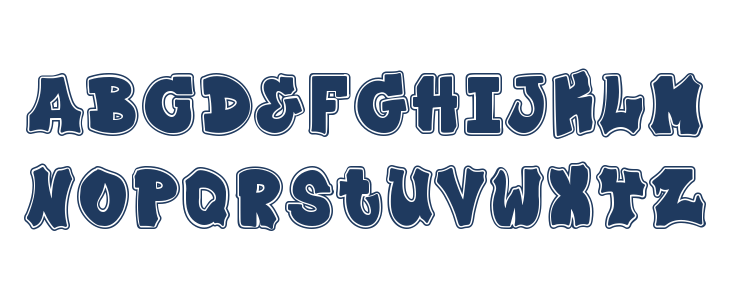 Plump Varsity Uppercase