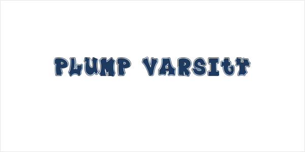 Plump Varsity Logo