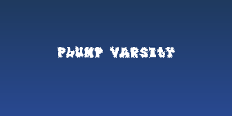 Plump Varsity Social Header