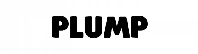 Plump  Fuentes Gratis Descargar