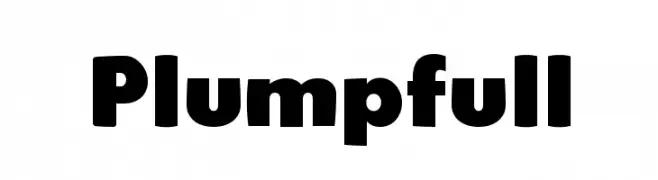 Plumpfull  Frei Schriftart Herunterladen