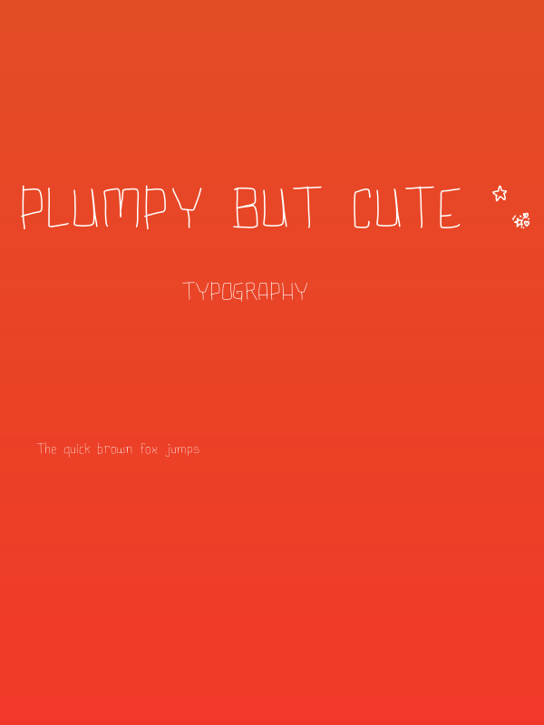 Plumpy But Cute *_ Poster