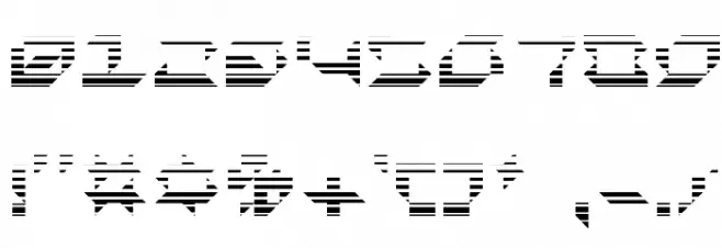 Pluranon Fade Font OTHER CHARS