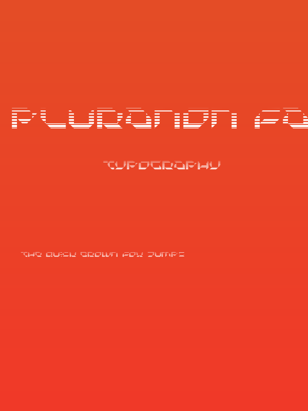 Pluranon Fade Poster