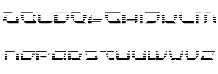 Pluranon Fade Font LOWERCASE