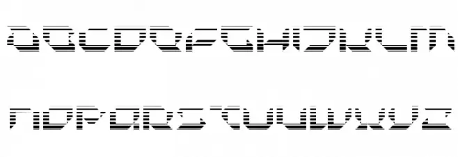 Pluranon Fade फ़ॉन्ट लोअरकेस