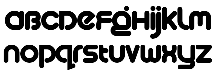Plush Font LOWERCASE