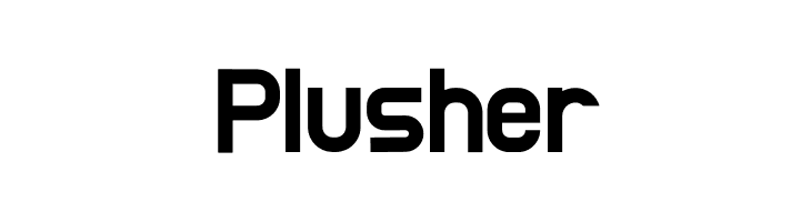 Plusher  Descarca Fonturi Gratis