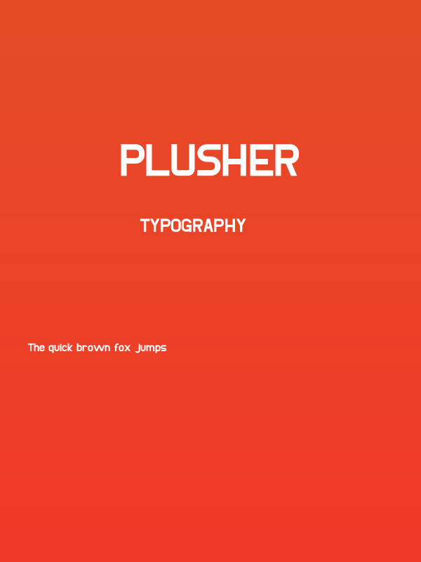 Plusher Poster