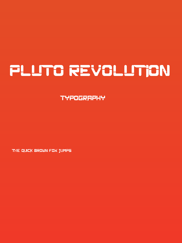 Pluto Revolution Poster