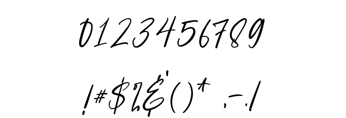 Plutoin Baff Regular Font OTHER CHARS