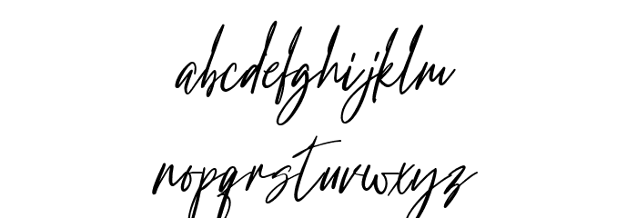 Plutoin Baff Regular Font LOWERCASE