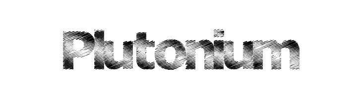 Plutonium  免费字体下载