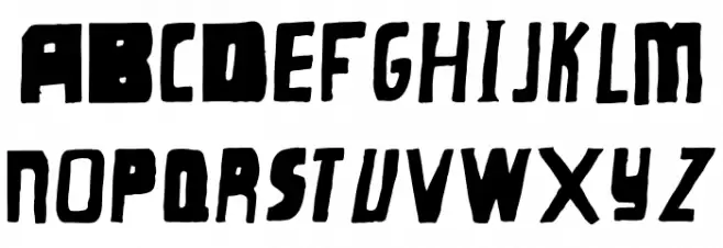 Plutozax Demo Font फ़ॉन्ट अपरकेस