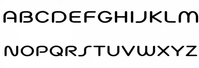 Plymdale フォント 大文字