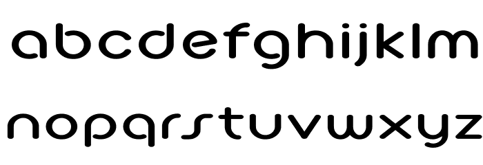 Plymdale Font LOWERCASE