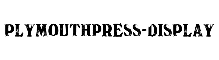 PlymouthPress-Display  フリーフォントのダウンロード