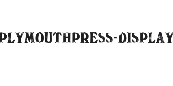 PlymouthPress-Display Logo