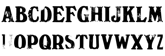 PlymouthPress-Display Font LOWERCASE