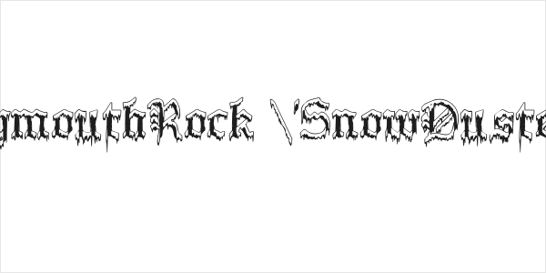 PlymouthRock 'SnowDusted' Logo