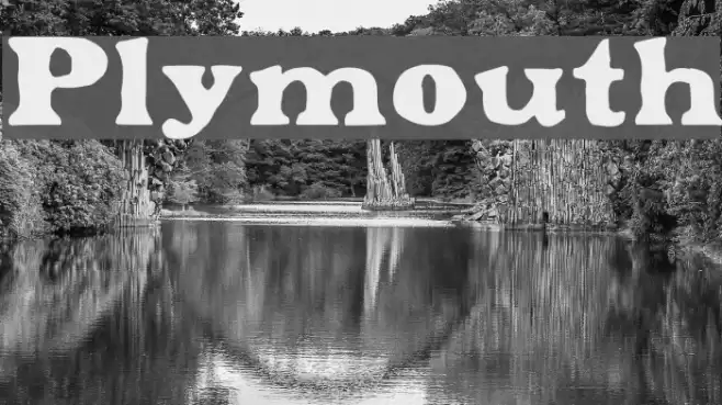 Plymouth フォント examples