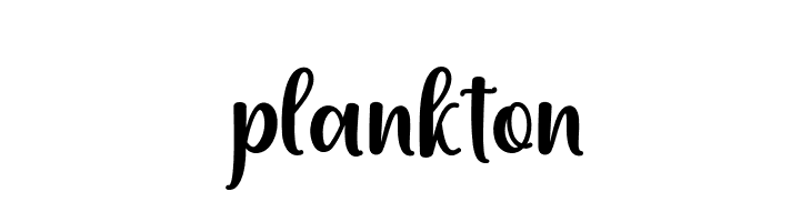 plankton  font caratteri gratis