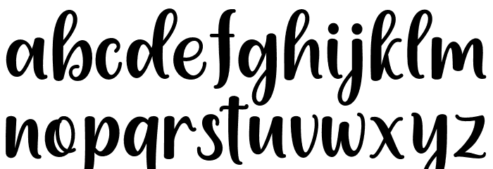 plankton Font LOWERCASE