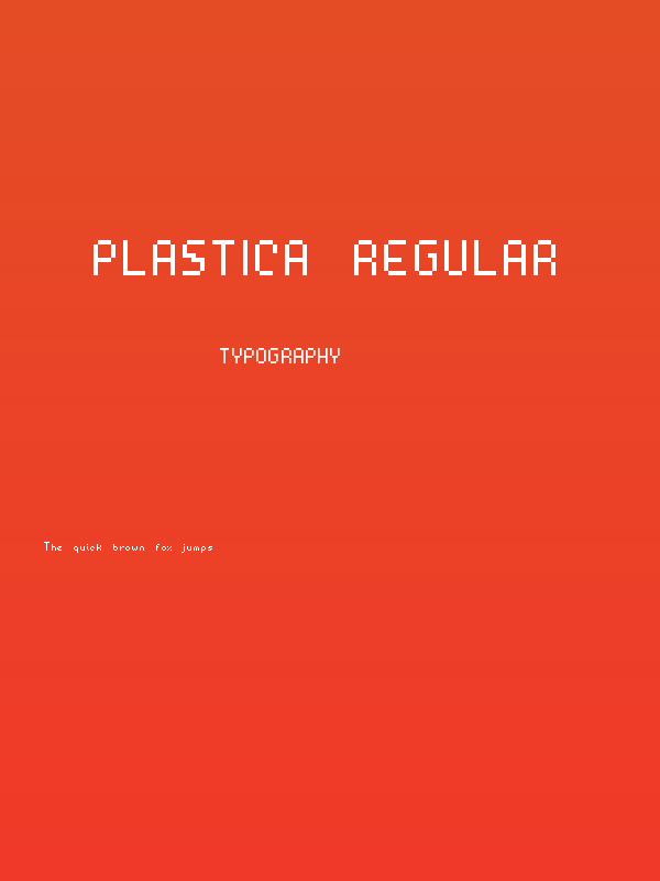 plastica Regular Poster