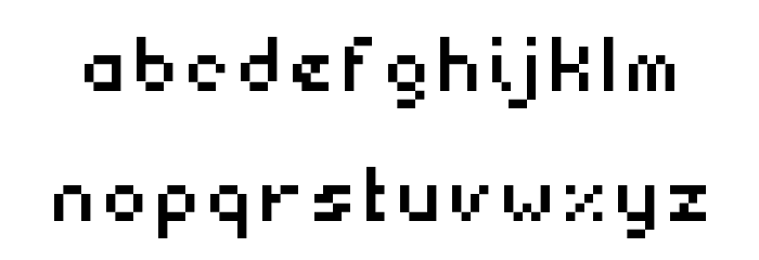 plastica Regular Font LOWERCASE