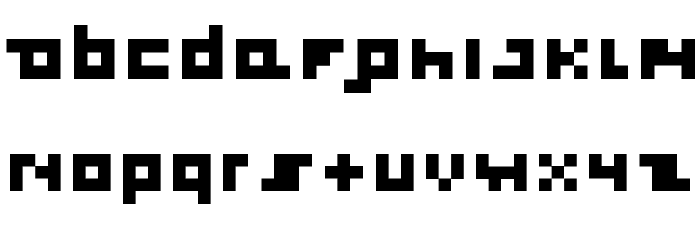 plastique kingdom Font LOWERCASE