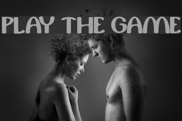 play the game Font examples