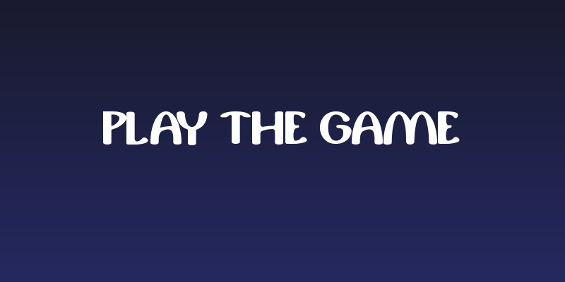 play the game Social Header