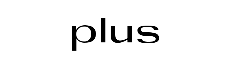 plus Font