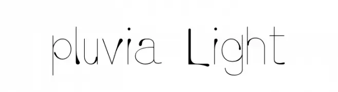 pluvia Light  Descarca Fonturi Gratis