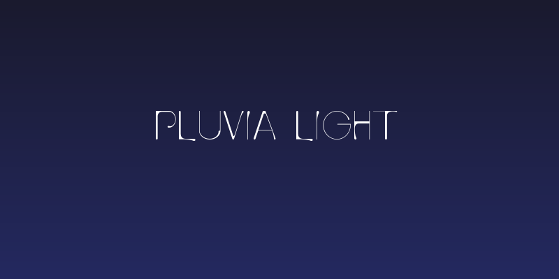 pluvia Light Social Header
