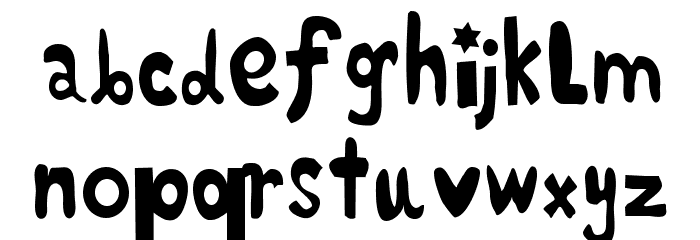 PMMM Corunna Font LOWERCASE