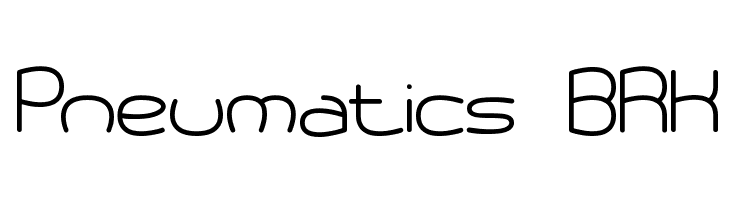 Pneumatics BRK  Free Fonts Download
