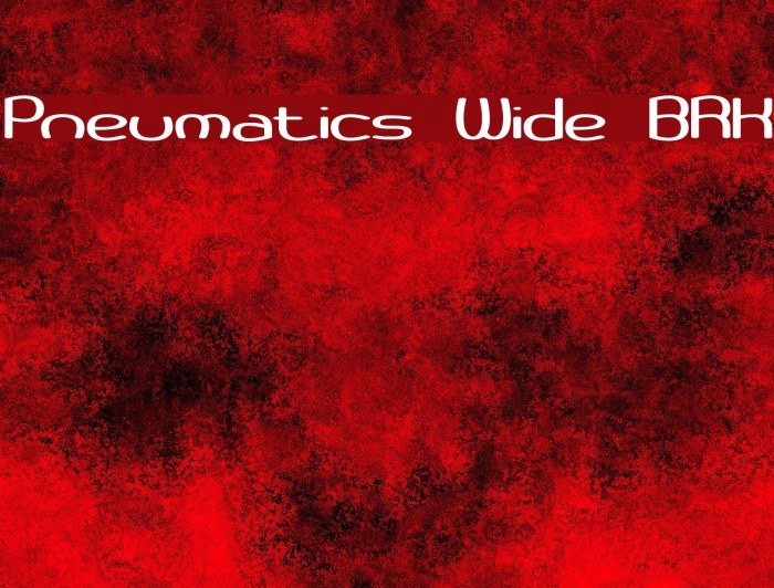 Pneumatics Wide BRK Caratteri examples