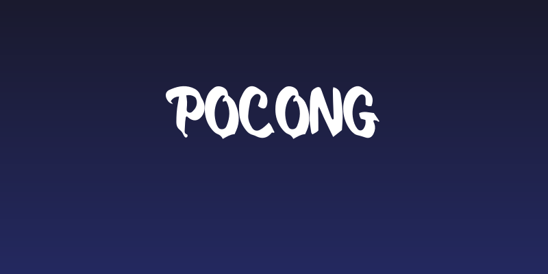 POCONG Social Header