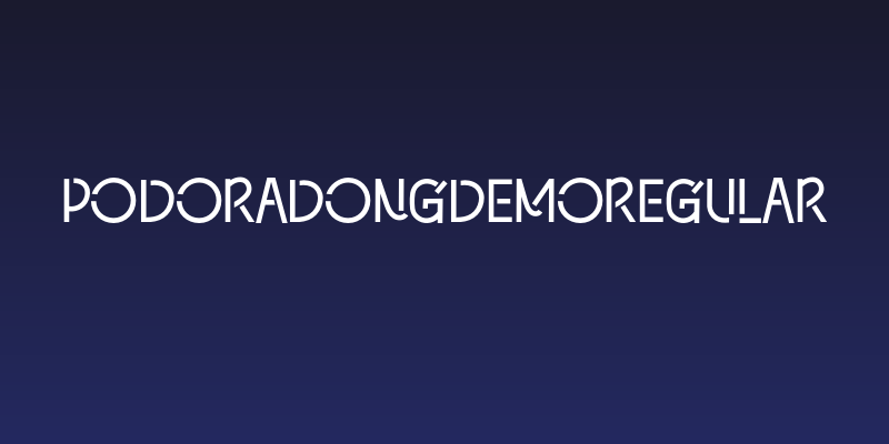 PODORADONGdemoRegular Social Header