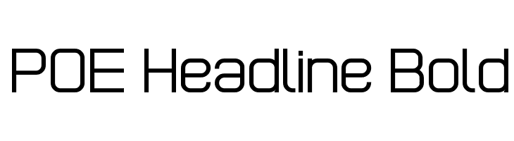 POE Headline Bold Font