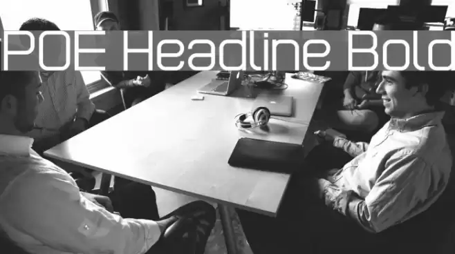 POE Headline Bold Font examples