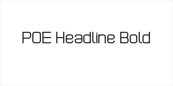 POE Headline Bold Logo
